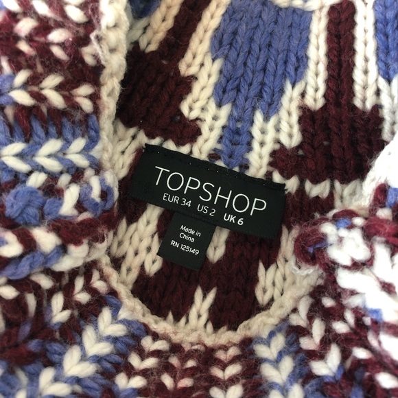 🌟SOLD🌟 Topshop Fair Isle Sweater - Picture 5 of 5